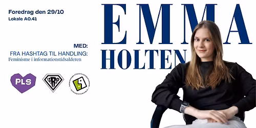 FOREDRAG MED EMMA HOLTEN \ud83d\udde3\ufe0f