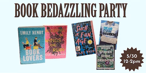 Book Bedazzling Party