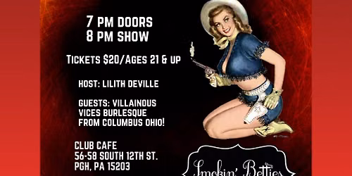 Smokin\u2019 Betties Burlesque Presents: Villainous Betties!