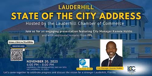 State of the City Address Hosted by the Lauderhill Chamber of Commerce