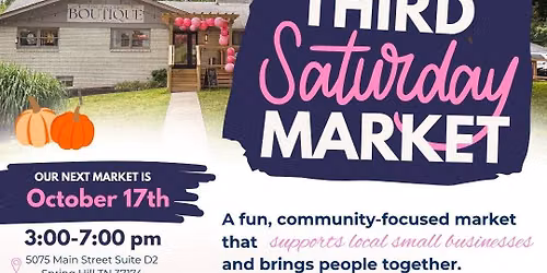 Third Saturday Market at Love, Rae Grace Boutique