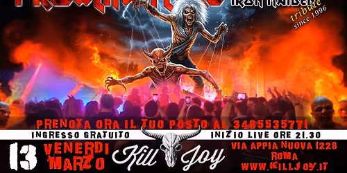 Iron Maiden Tribute @ Killjoy, Roma!
