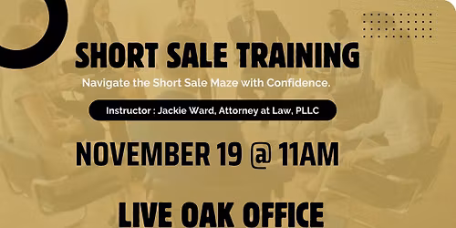 Short Sale Training