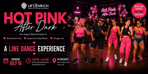 Hot Pink After Dark: A Line Dance Experience