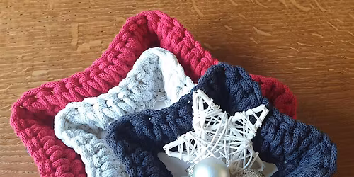 Star-Shaped Crochet Baskets \u2013 Beginner-Friendly Class