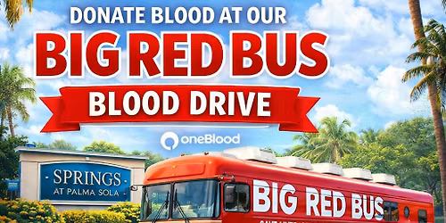 Big Red Bus Blood Drive