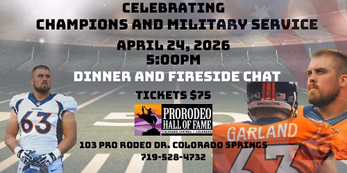 An Evening with Ben Garland: Celebrating Champions and Military Service\u201d