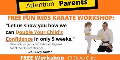FREE Kid's Martial Arts Workshop