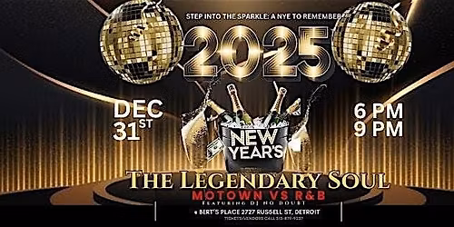 The Legendary Soul : MOTOWN vs. R&B NYE Experience 2025