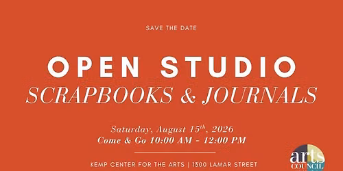 OPEN STUDIO: Scrapbooks & Journals