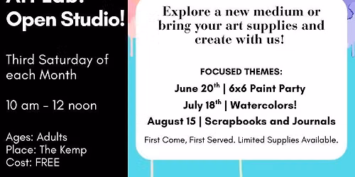 OPEN STUDIO: Scrapbooks & Journals