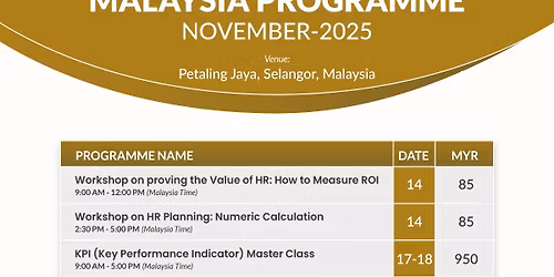 HR Business Partner Master Class