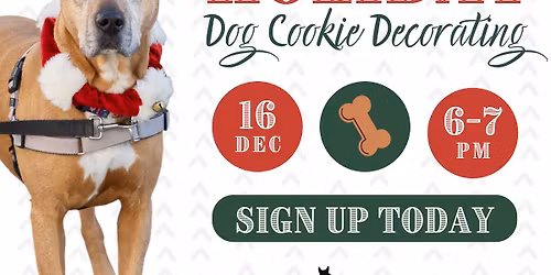 Holiday Dog Cookie Decorating