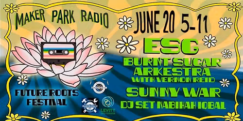 ESG, Burnt Sugar Arkestra feat. Vernon Reid, Sunny War, Nabihah Iqbal (DJ)