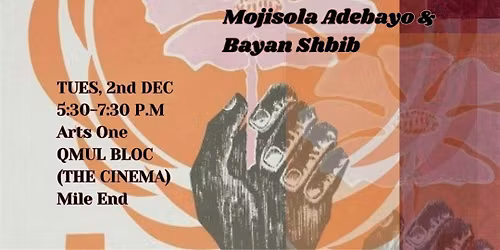 Subtexts presents resisters  with Mojisola Adebayo & Bayan Shbib