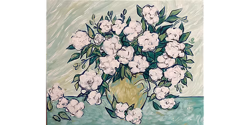Roses ala Van Gogh - Paint and Sip in Boston | Classpop!\u2122