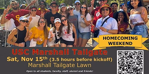 USC Marshall Tailgate (11\/15, USC Trojans v Iowa -- Homecoming)