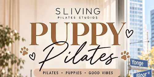 Puppy Pilates in Yorkville by Sliving Pilates