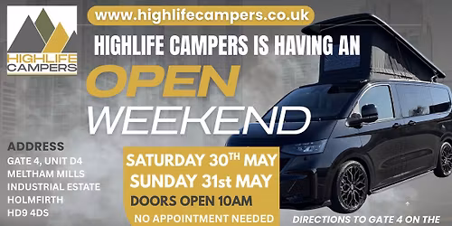 Highlife Campers Open Weekend
