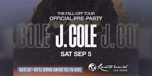 LABOR DAY WEEKEND: J COLE LIVE IN CONCERT