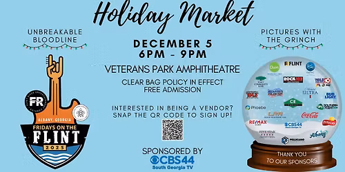 Fridays on the Flint - FREC Holiday Market | December 5