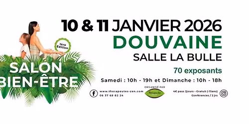 SALON DU BIEN \u00caTRE - DOUVAINE 10 & 11 JANVIER 2026