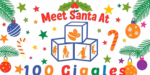 Meet Santa at 100 Giggles