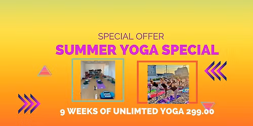 Summer Yoga Special at AT Sangha Yoga \ud83c\udf0a (9 Weeks for $299)