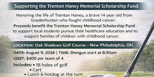 Trenton Haney Memorial Golf Scramble