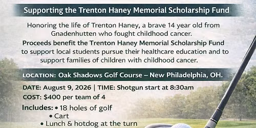 Trenton Haney Memorial Golf Scramble