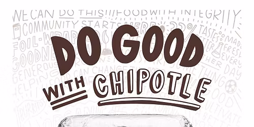 Chipotle Dine Out Night - Nov 12, 2025.