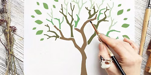 Craft & Cocktails: Kaleidoscope Trees on Canvas