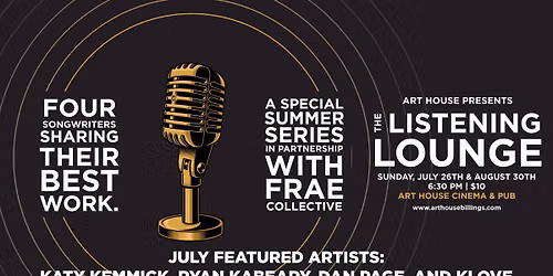 The Listening Lounge | Art House & Frae Collective Present