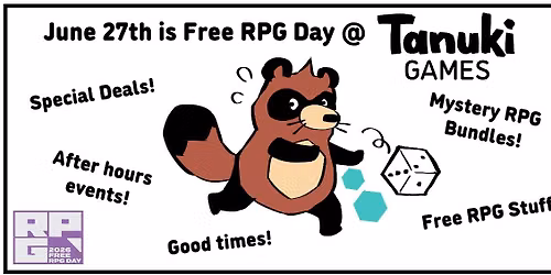 Free RPG Day @ Tanuki Games