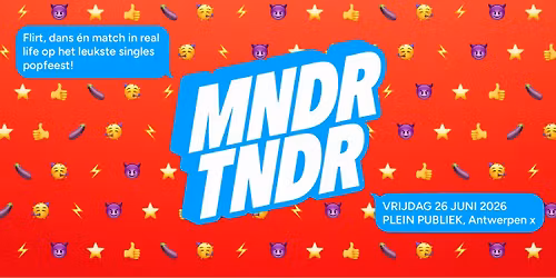 MNDR TNDR Antwerpen | Plein Publiek