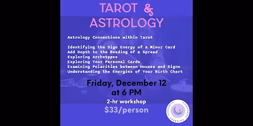 Tarot and Astrology Workshop with Mels Magic