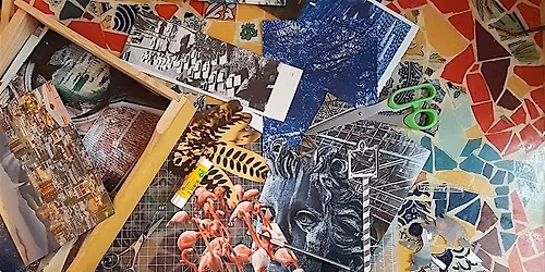 Atelier collage pour f\u00eater le printemps !