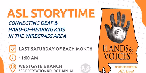 ASL Storytime with Alabama Hands & Voices