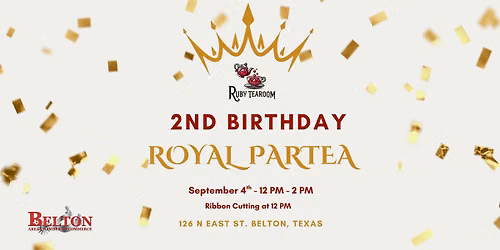 Ruby Tearoom 2nd Anniversary Ribbon Cutting Celebration