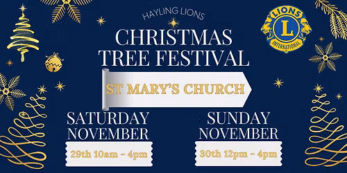 Hayling Lions Christmas Tree Festival - St Mary's Church