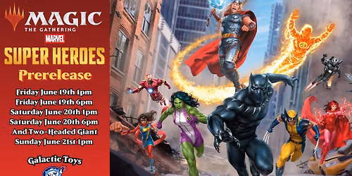 Galactic Toys Kentwood Marvel Superheroes Prerelease