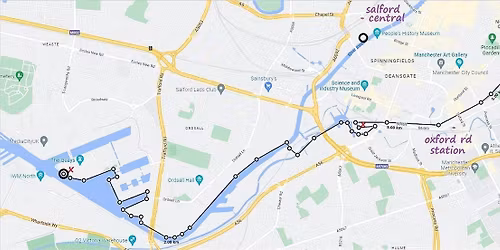 Walk @ Manchester City Centre to Media City