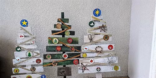 Create a Recycled Pallet Tree (Choose from Nov. 15 or Dec. 6)