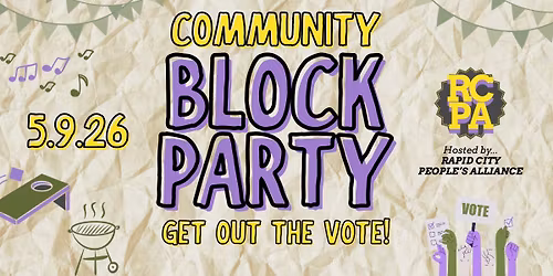 COMMUNITY BLOCK PARTY!