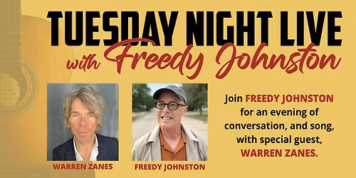 Freedy Johnston's Tuesday Night Live