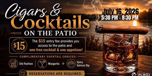 Cigars & Cocktails ON THE PATIO