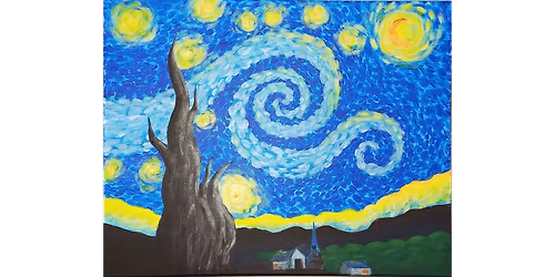 Starry Night Aglow - Paint and Sip in Cincinnati | Classpop!\u2122