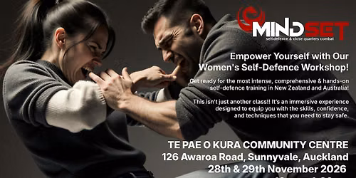 Women's MINDSET Weekend Self-Defence Workshop - West Auckland