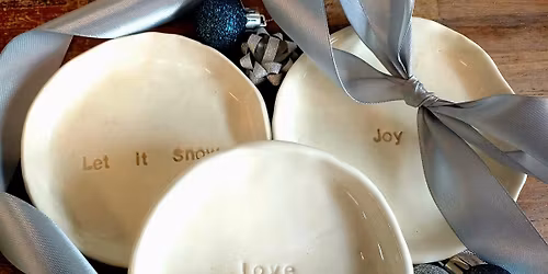 CLAY FESTIVE TRINKET DISH 18 +YRS