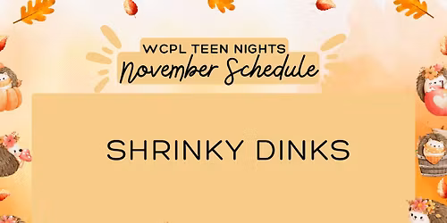 Shrinky Dinks (Main Wilson Library)